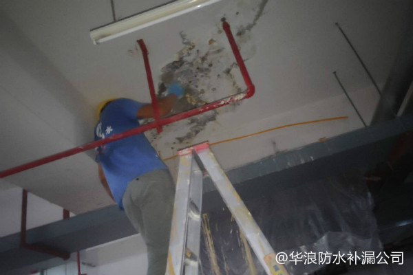 金沙洲地下室车库防水堵漏工程 
