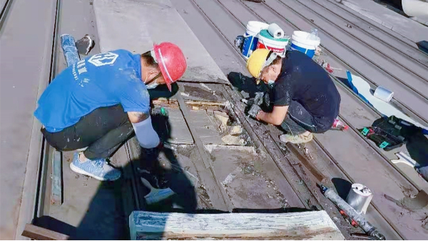广州防水补漏公司浅谈常见的钢结构屋面漏水原因_华浪防水