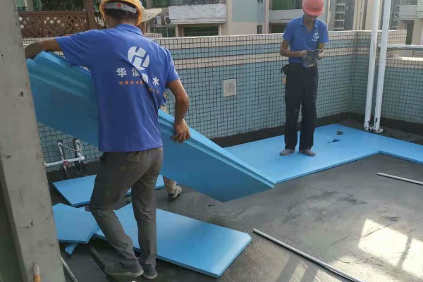 屋面巻材防水堵漏工程