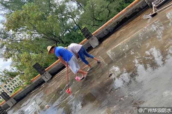 花都XX部队屋面卷材防水补漏工程案例—花都专业防水补漏公司